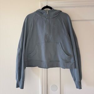 Lululemon x Peloton Scuba XL/XXL Oversized Half-Zip Hoodie Belgian Blue RARE!